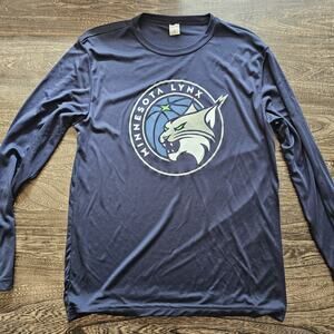 Vintage Retro Minnesota Lynx WNBA Basketball Long Sleeve Shirt Medium